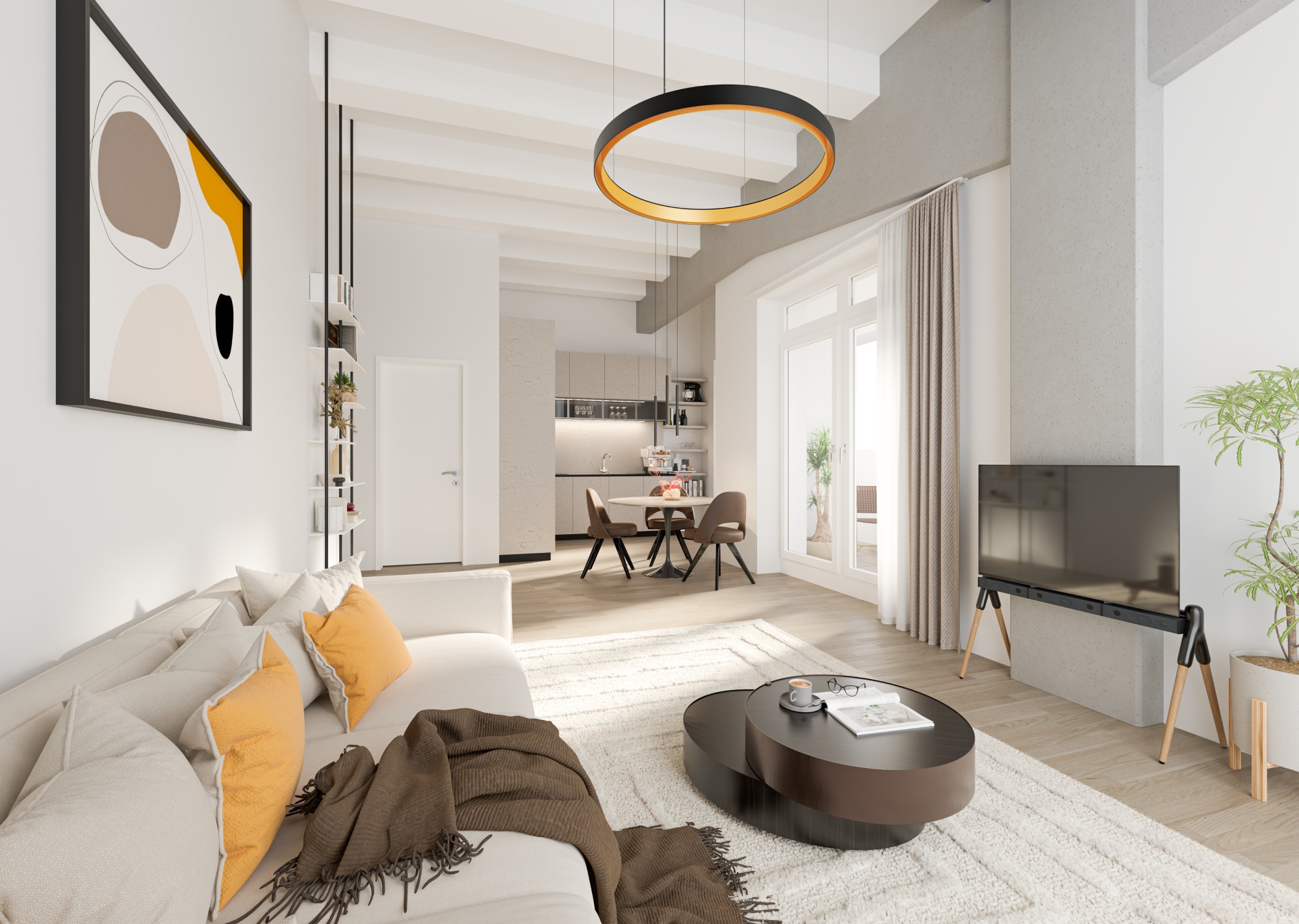 THE Q – Interior Visualisierung